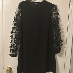 BUTTERFLY BLACK DRESS